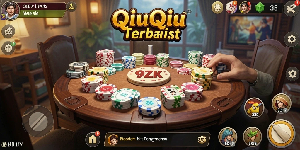 Menampilkan permainan QiuQiu yang seru dan menarik di 9ZK.
