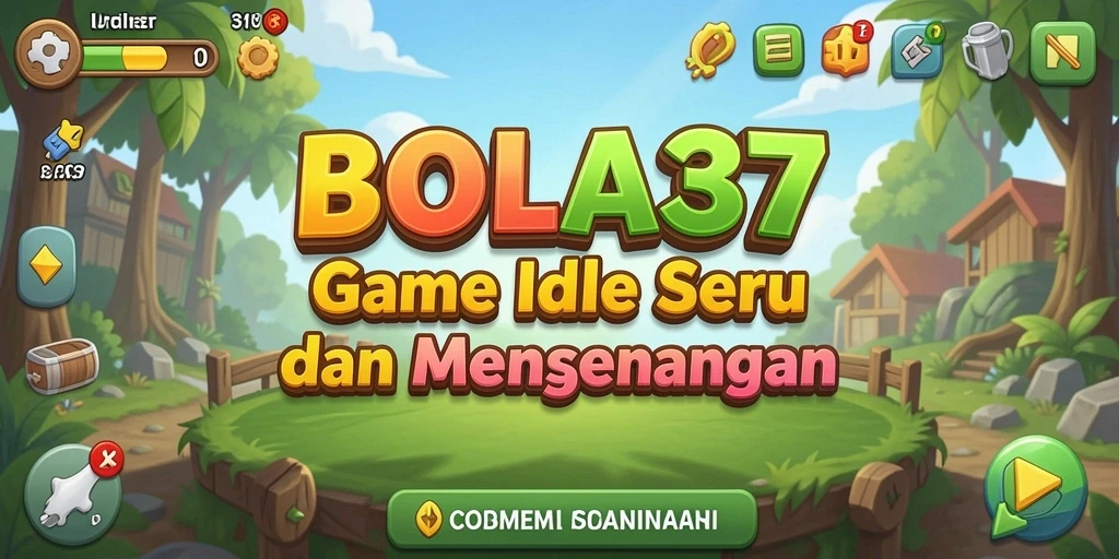 Screenshot utama BOLA37 menampilkan aksi seru gameplay Idle.