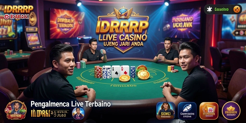 Tampilan gameplay Live Casino yang menarik dan interaktif