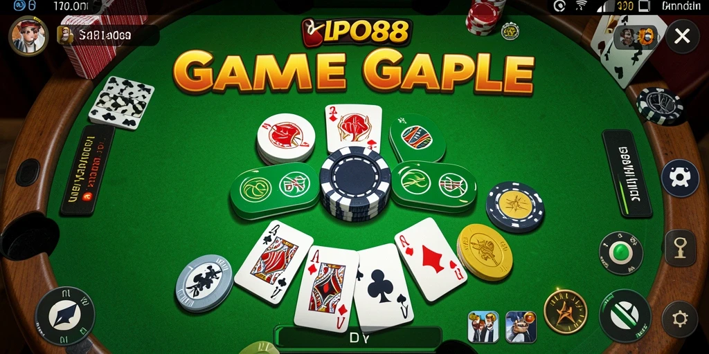 Tampilan gameplay Gaple yang seru dan interaktif.