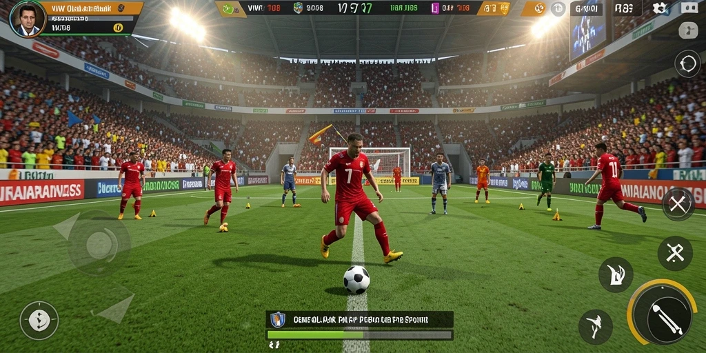 Tampilan gameplay VW108 yang menegangkan dan kompetitif.